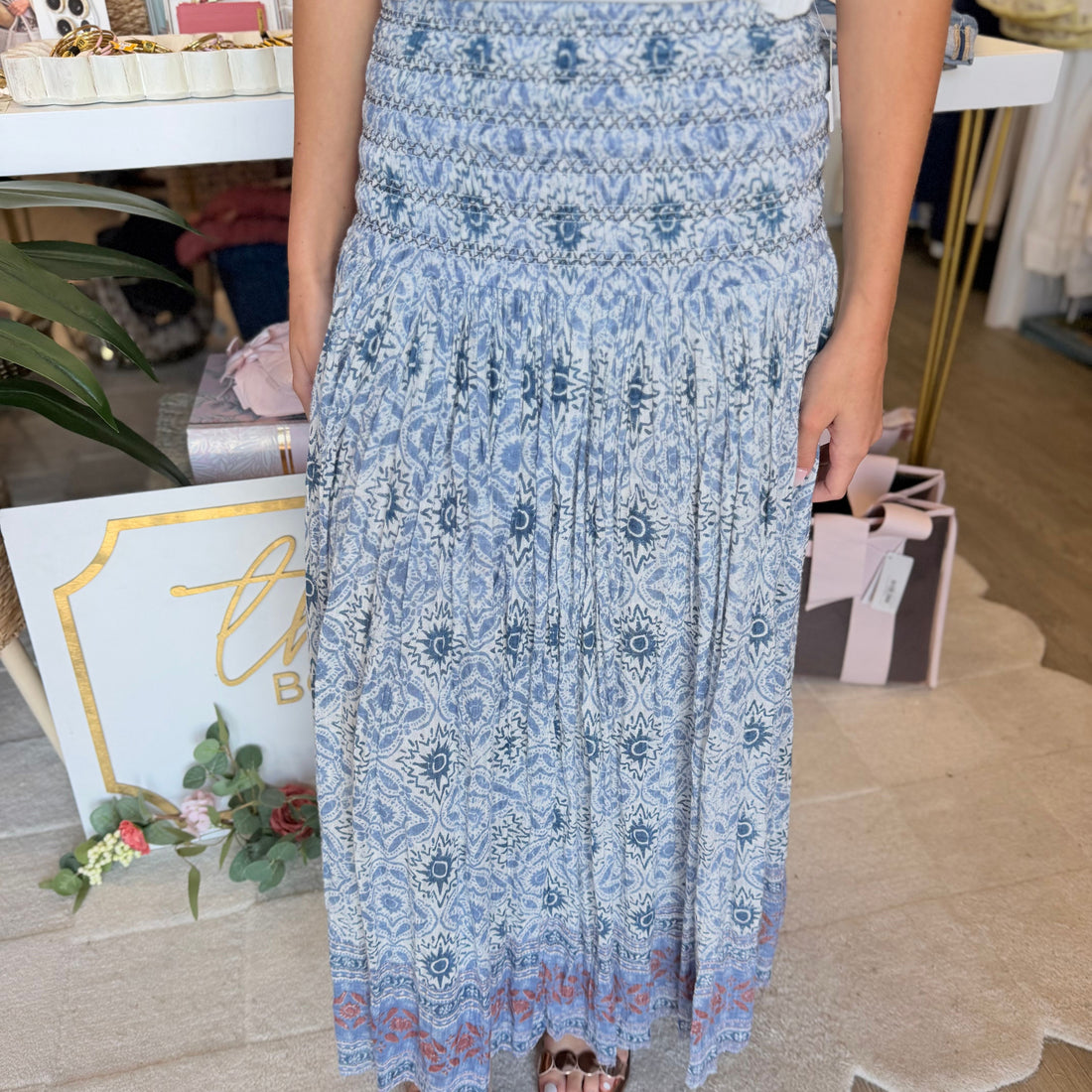 Ravenna Printed Maxi Skirt