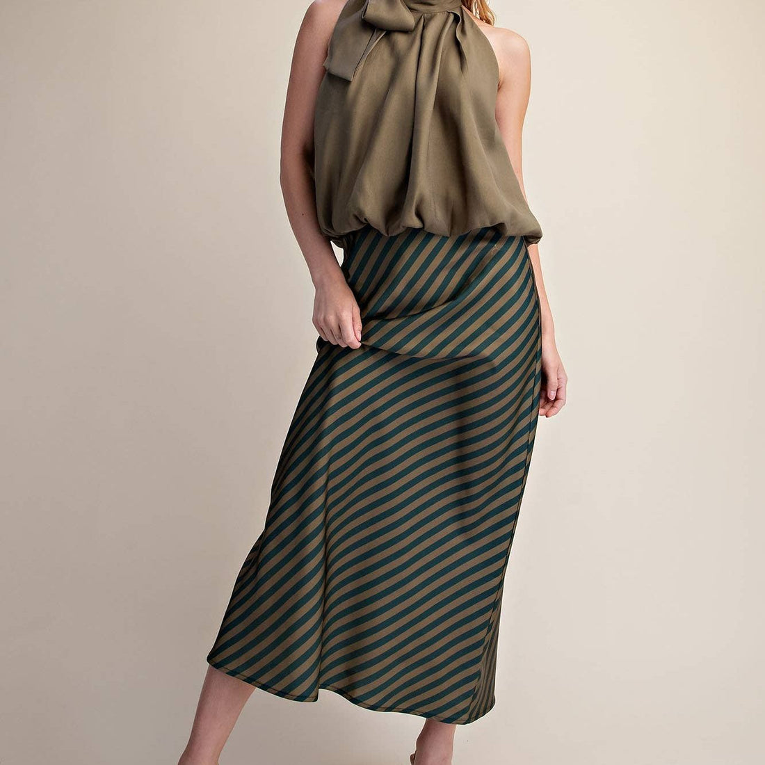 Gianna Skirt (Green/Olive)