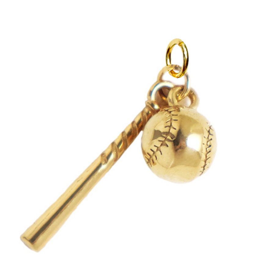 Baseball & Bat Charm