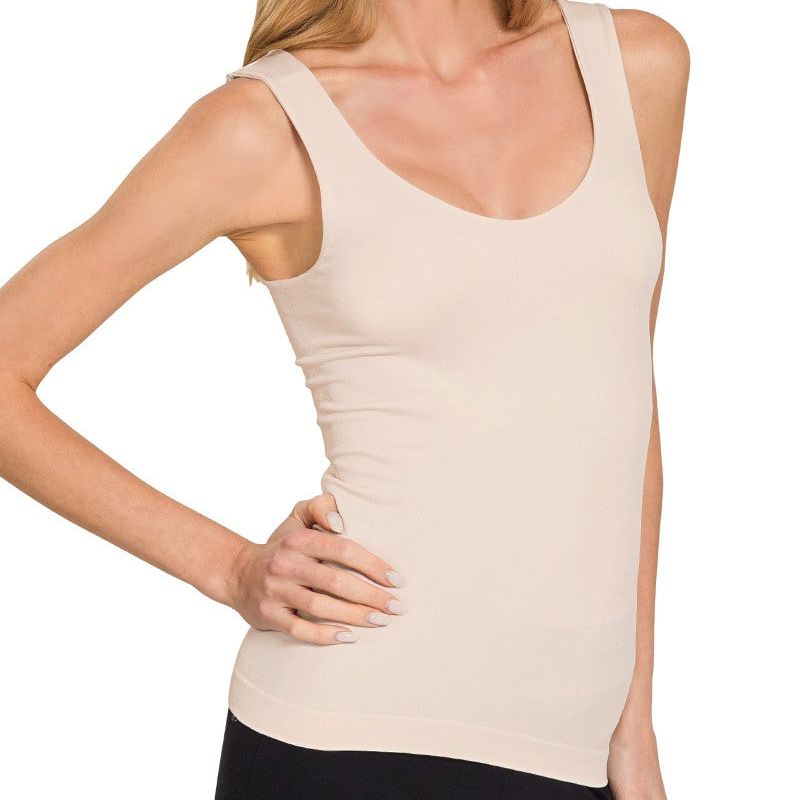 Seamless Padded Tank (sand)
