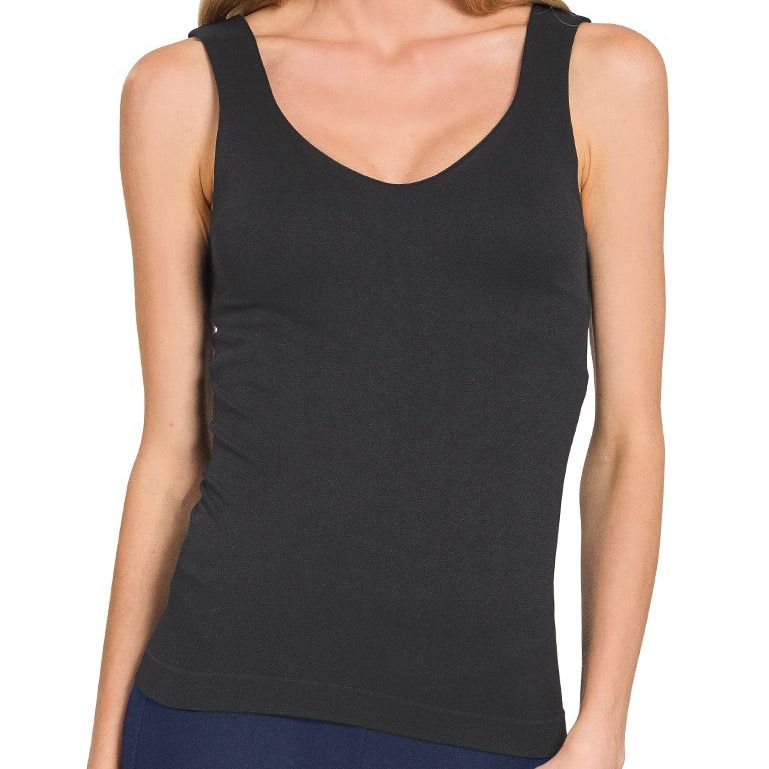 Seamless Padded Tank (black)