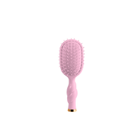 Detangler Mini Hair Brush for Medium Hair (Bubblegum Pink)