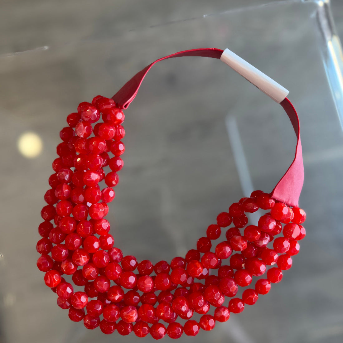 Austen Necklace (Red)