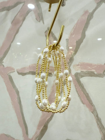Beaded Pearl Bracelet
