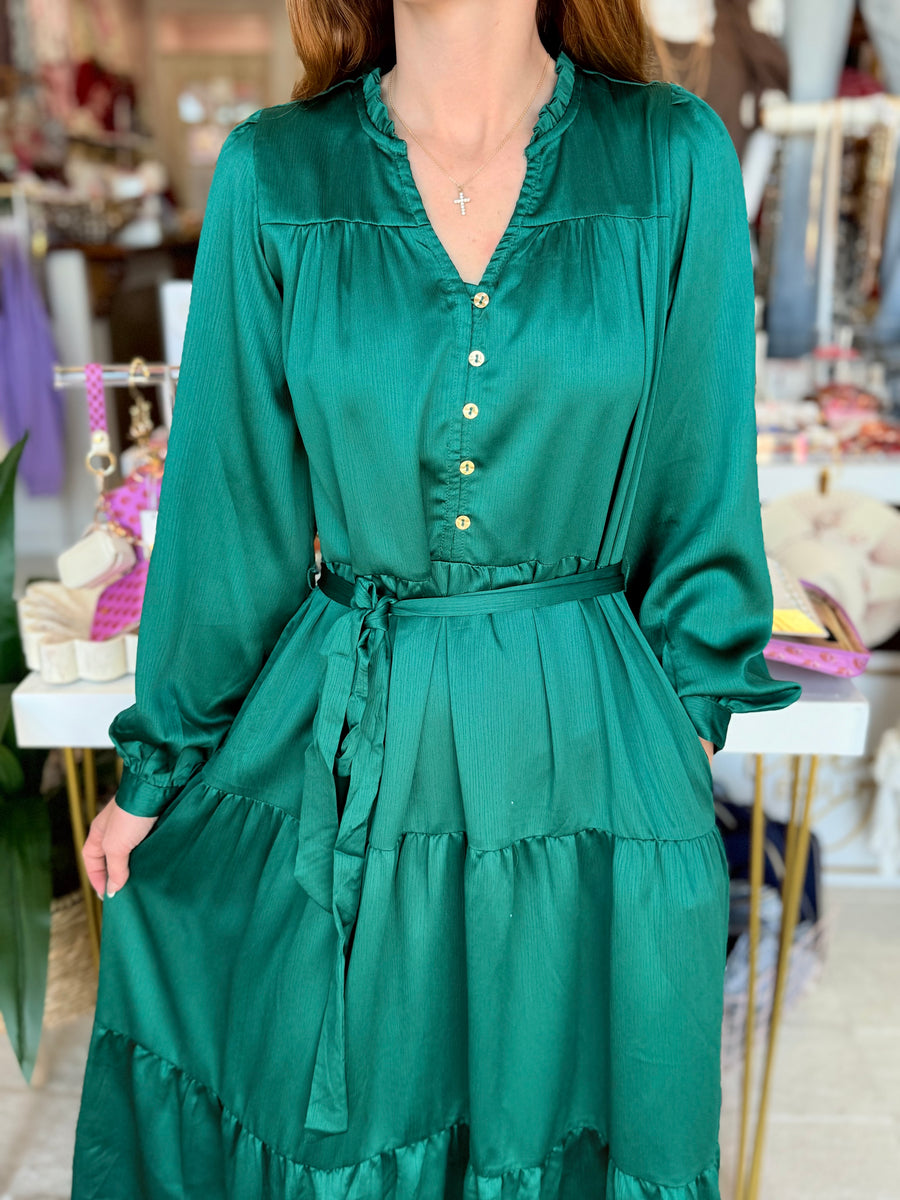 Gracelyn Aventurine Dress