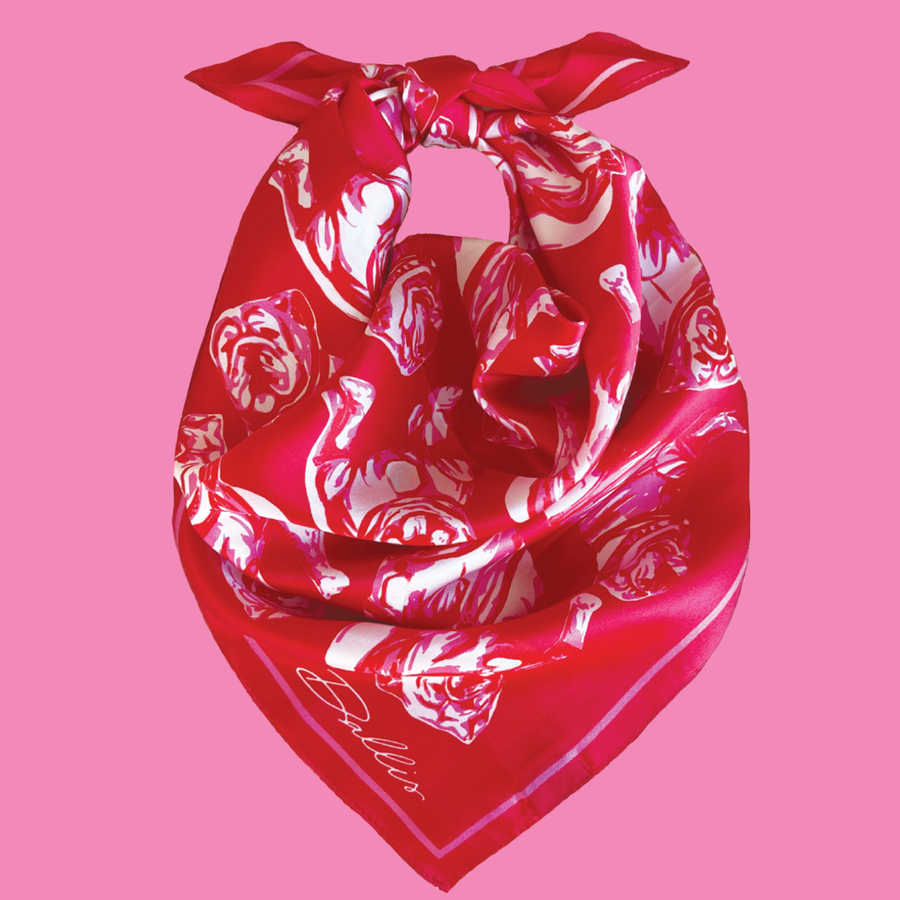 Sic 'Em Gameday Scarf (Red & Pink)