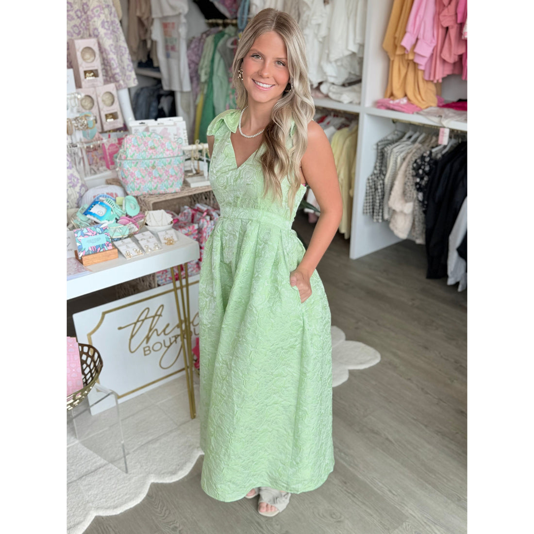 Elsie Dress (lime)