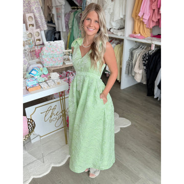 Elsie Dress (lime)