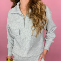 Heather Full Zip Jacket
