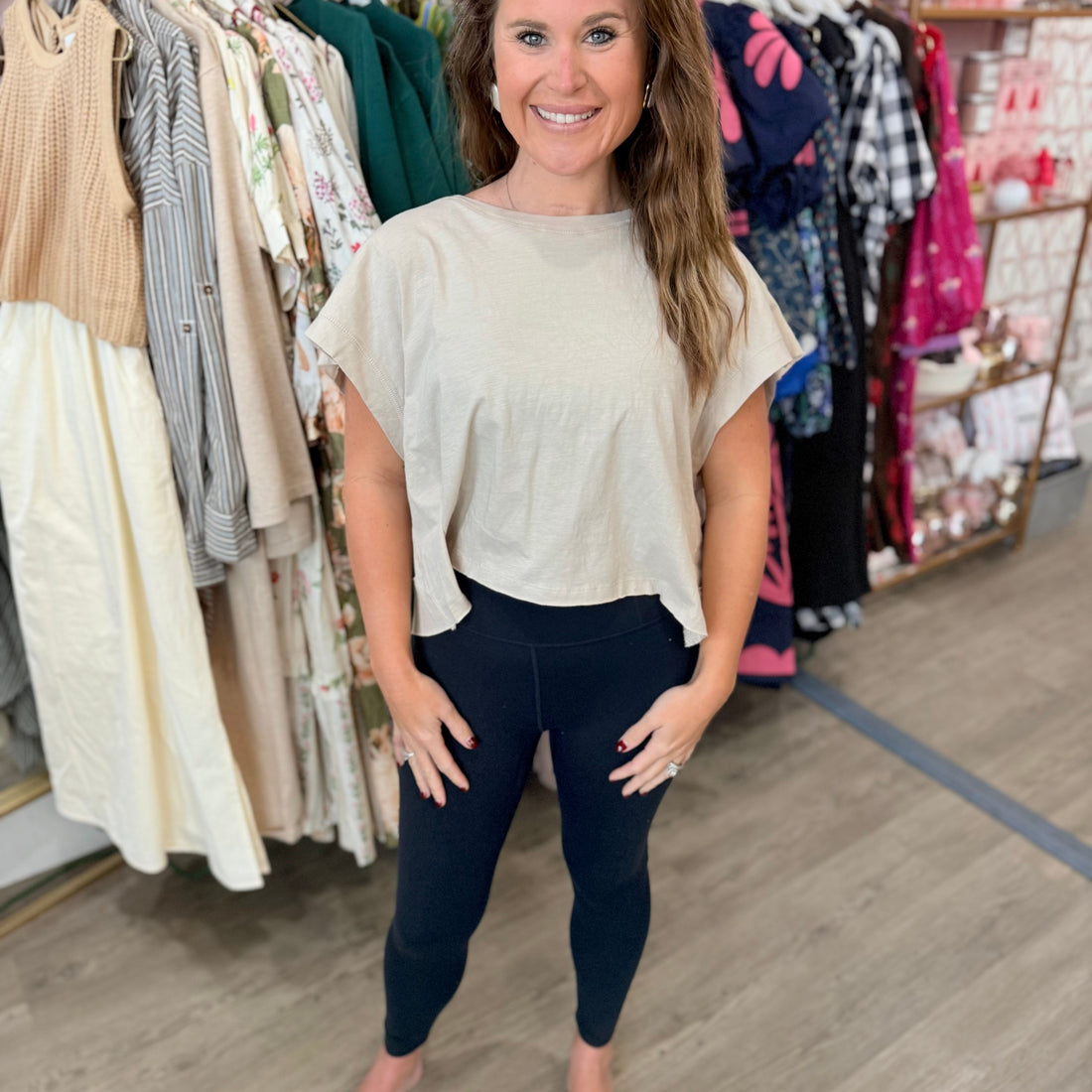 Kenzie Top (sand)