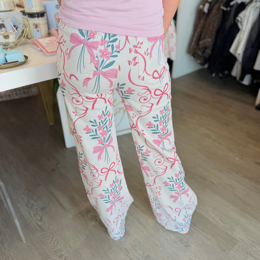 Bow Wide Leg Pant