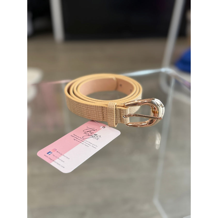 Skinny Belt (tan)