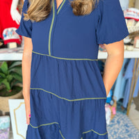Kinsley Dress (Navy)