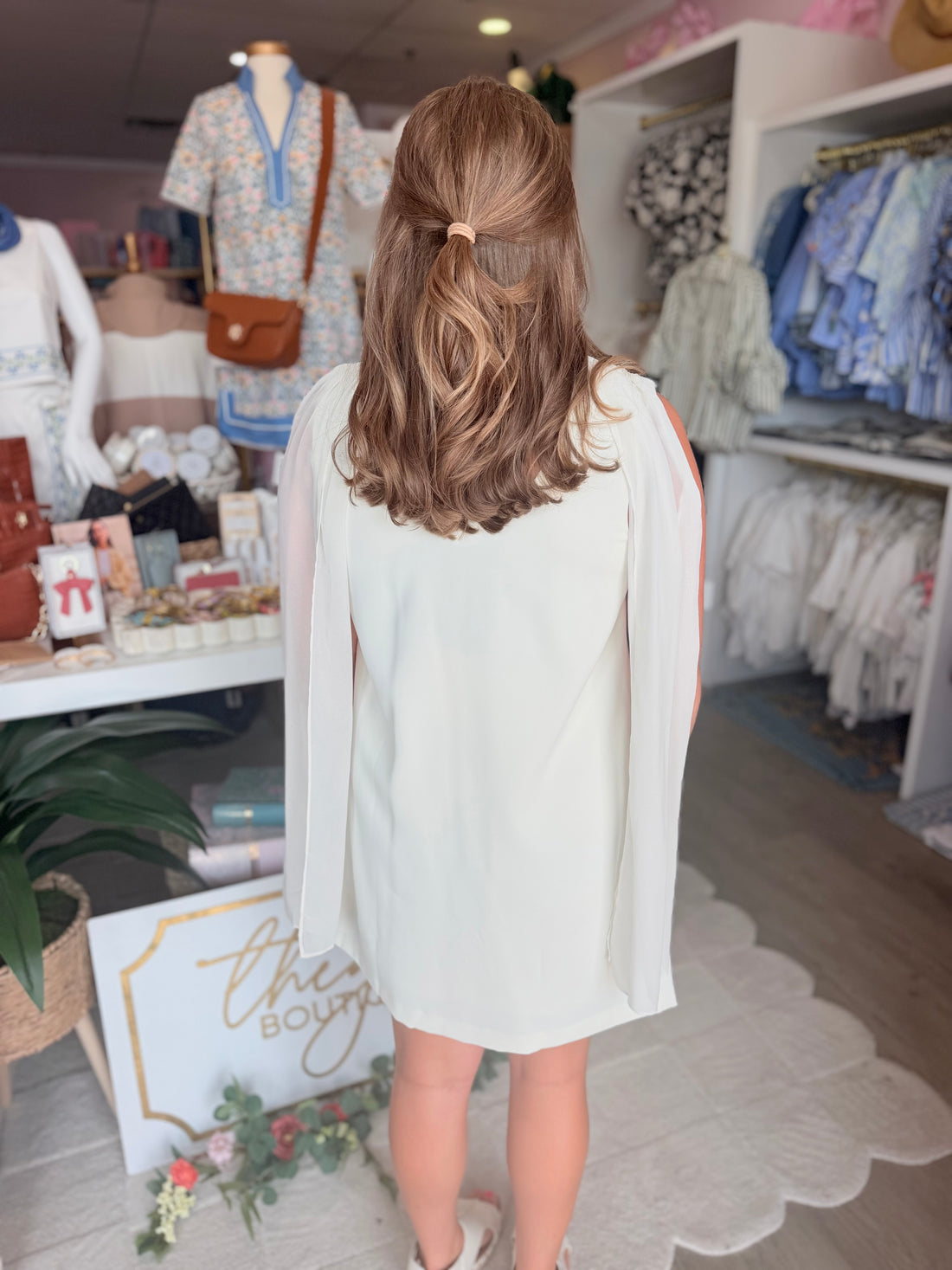 Riley Dress (Cream)