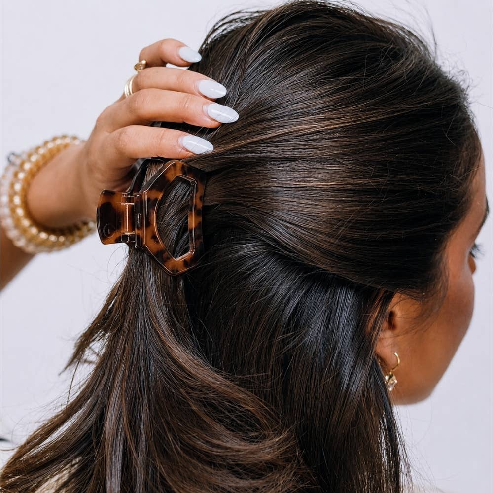 Open Tortoise, Petite Hair Clip