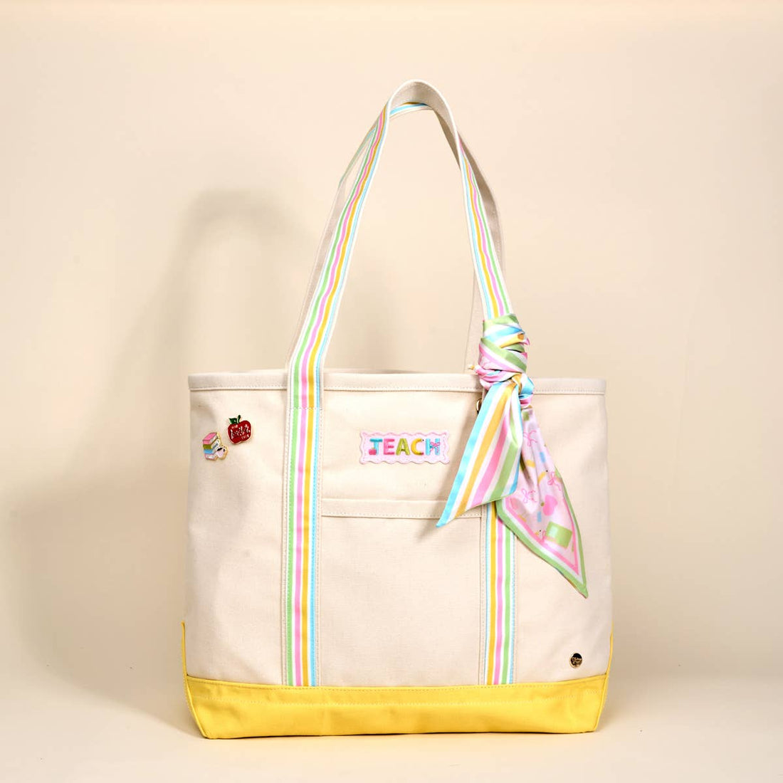 Teacher Canvas Tote Bag