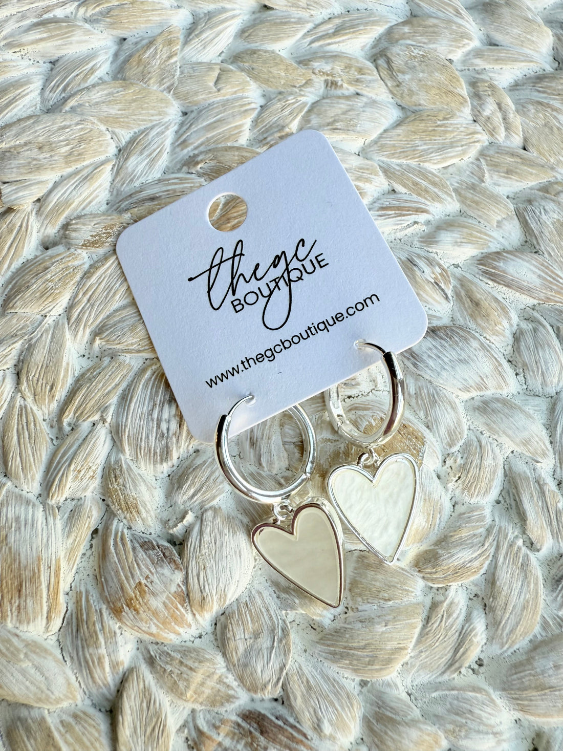 Heart Dangle Earring (silver)