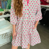 Riley Mini Dress (Pink)