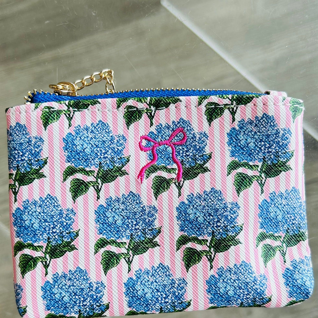 Coin Pouch (Hydrangeas)