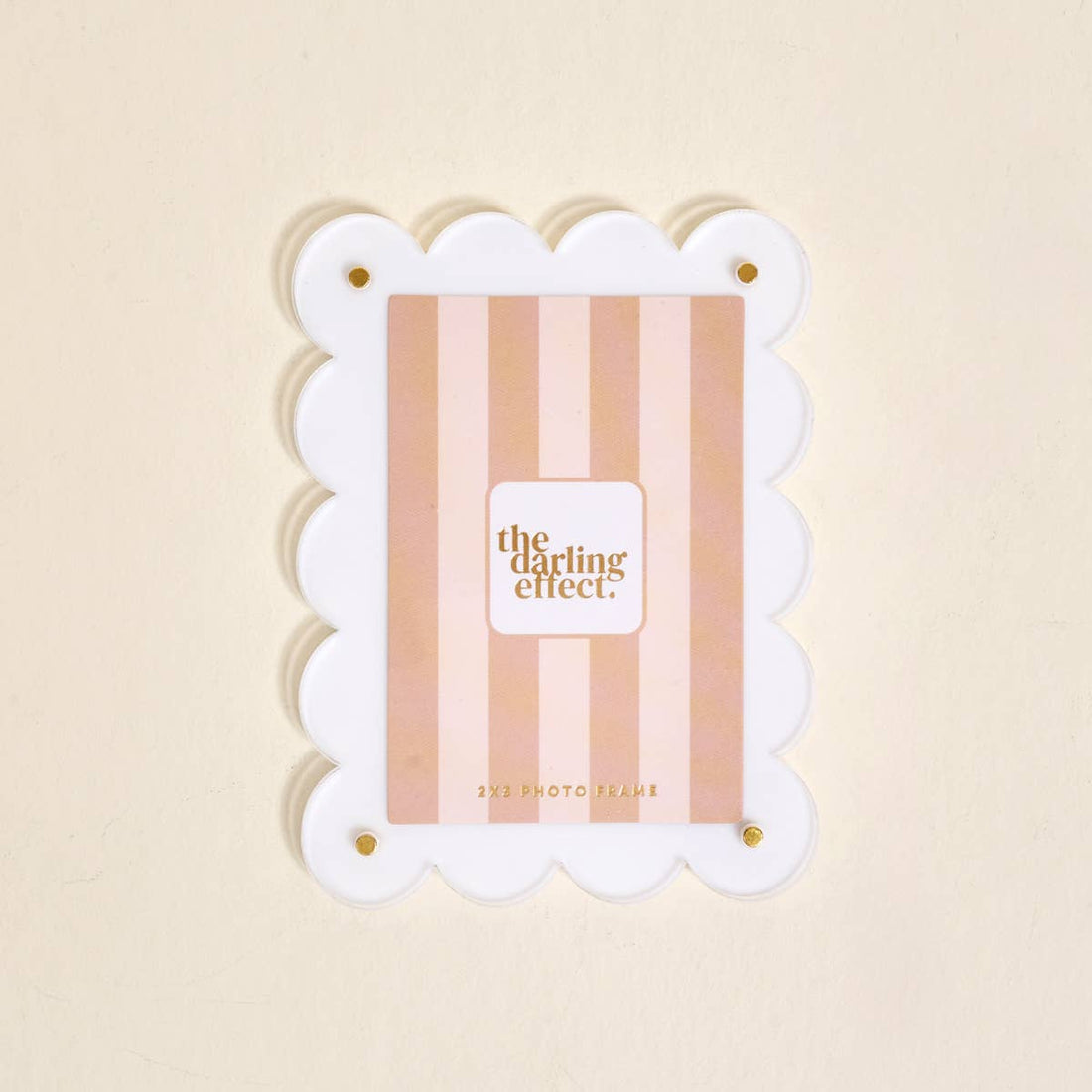 White Mini Acrylic Picture Frame Magnet