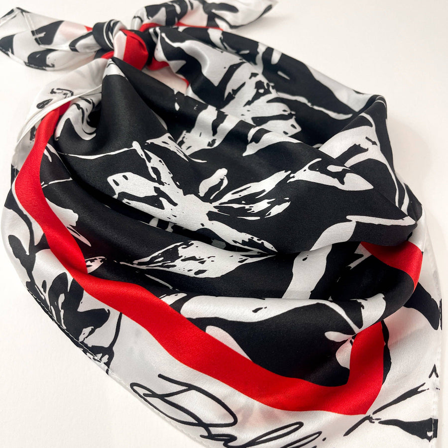 Red + Black Gameday Scarf