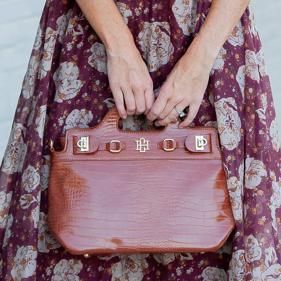 Savannah Handbag Saddle EC