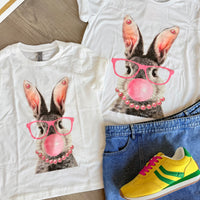 Glam Bunny Tshirt (Round Neck)