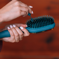 Boar Hair Brush (Teal With It)