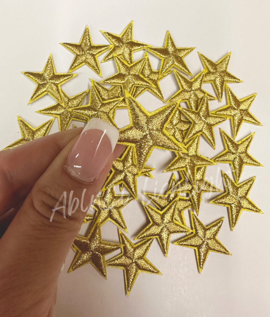 Gold Star Iron On
