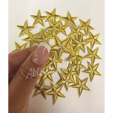 Gold Star Iron On