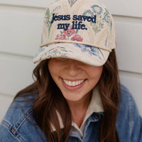 Jesus Saved My Life Hat