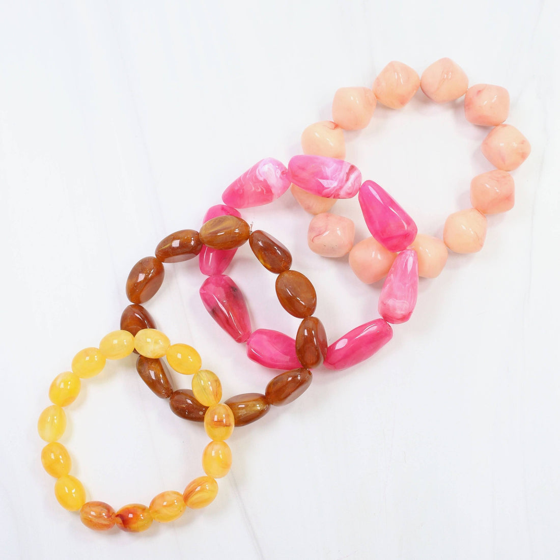 Joplin Marble Beaded Bracelet Set