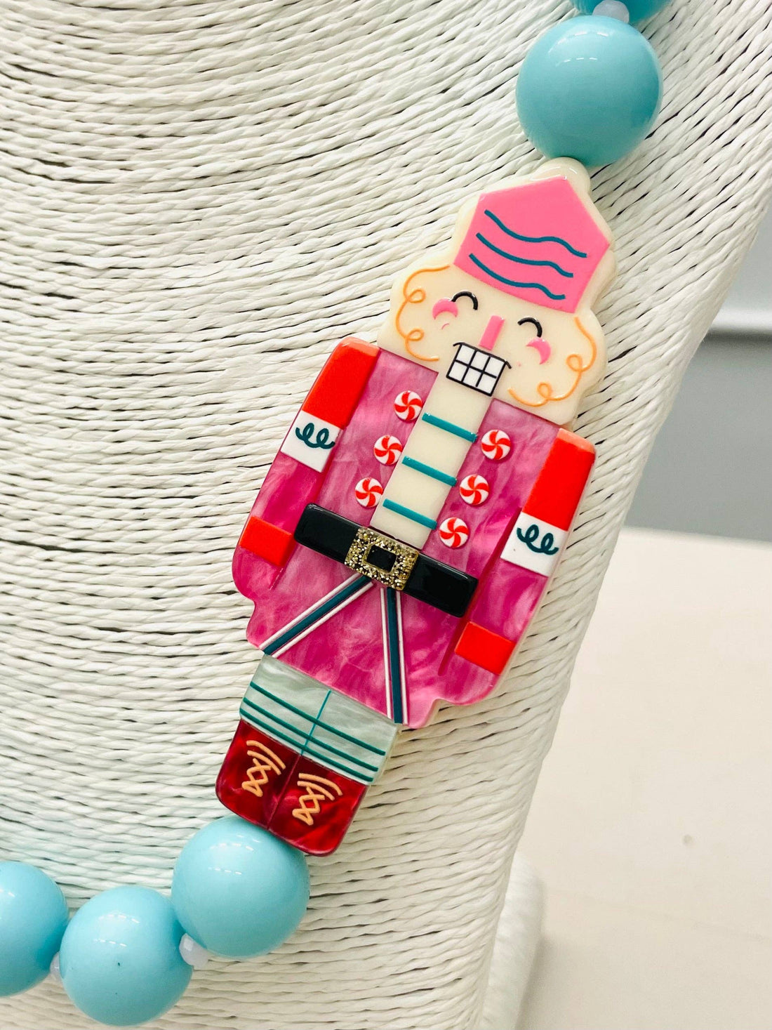 Beaded Nutcracker Necklace