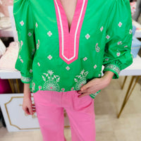 June Top (Green)