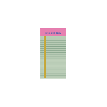 Tearaway Notepads (let's get busy)