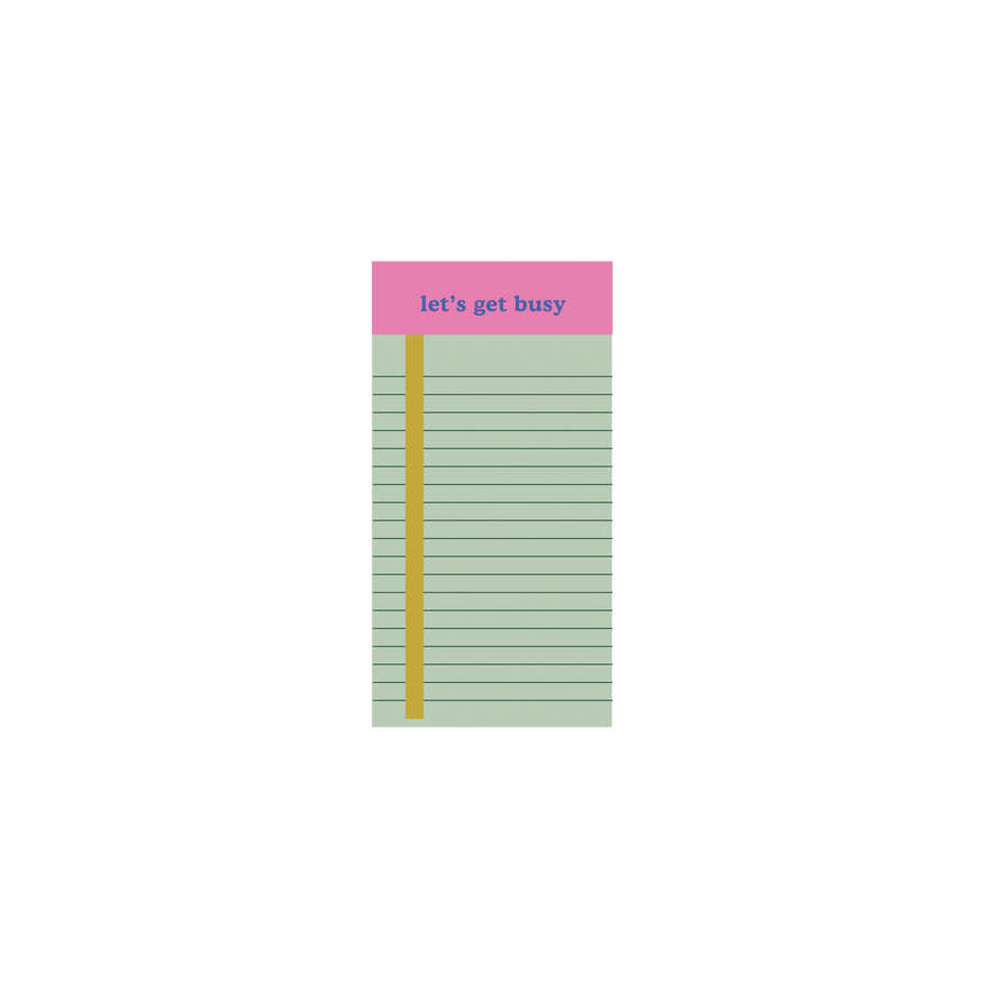 Tearaway Notepads (let's get busy)