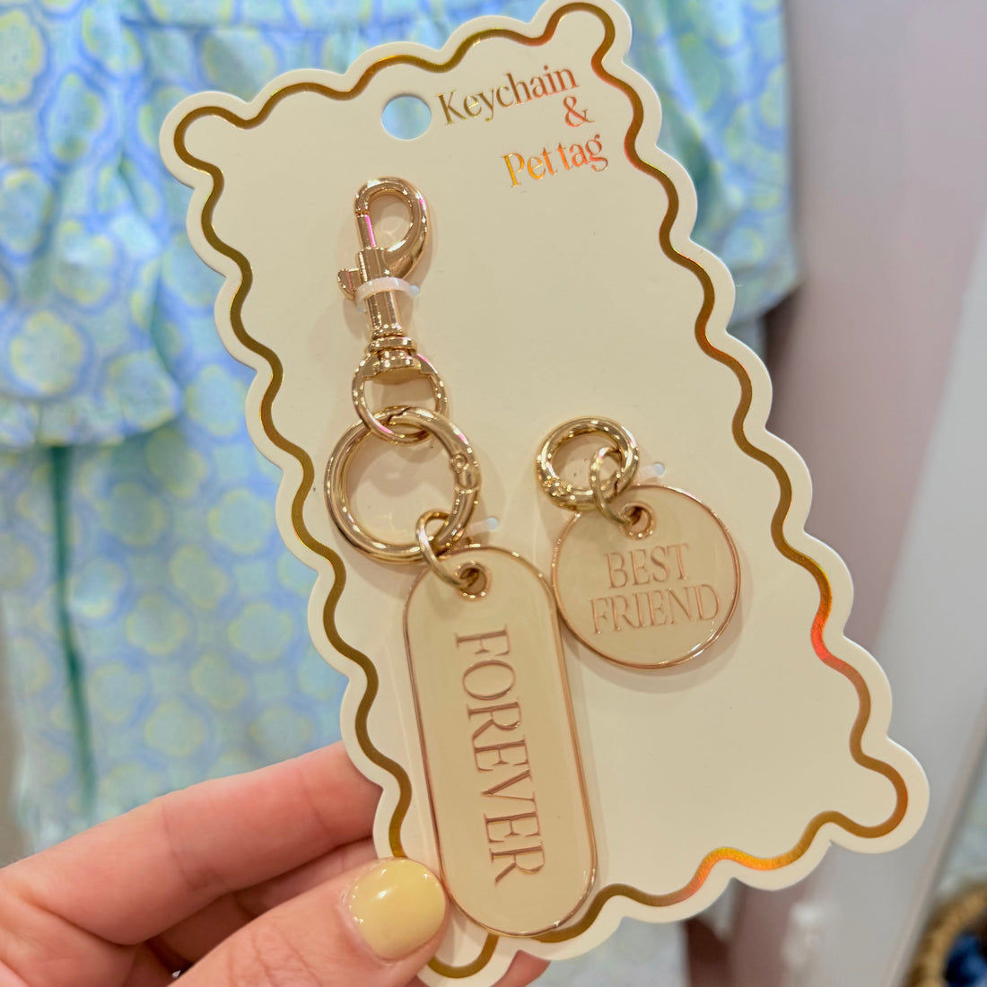 Pet Tag + Keychain (Best Friend)