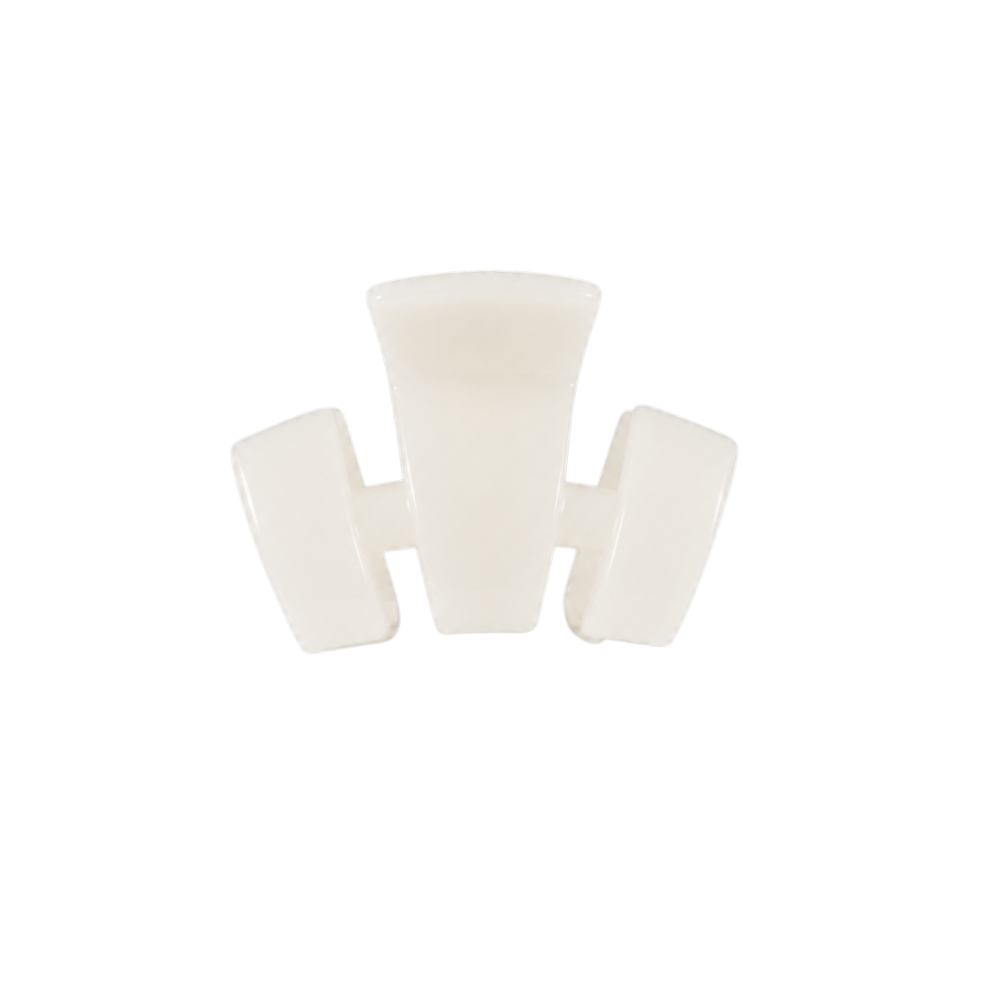 Coconut White, Petite Claw Clip