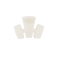 Coconut White, Petite Claw Clip