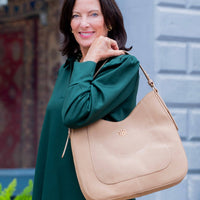 Hadlee Hobo Bag (Latte)