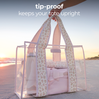Quilted Ditsy Floral Jelly Tote Bag, CaseMate