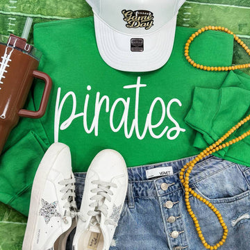 Pirates White Puff DTF