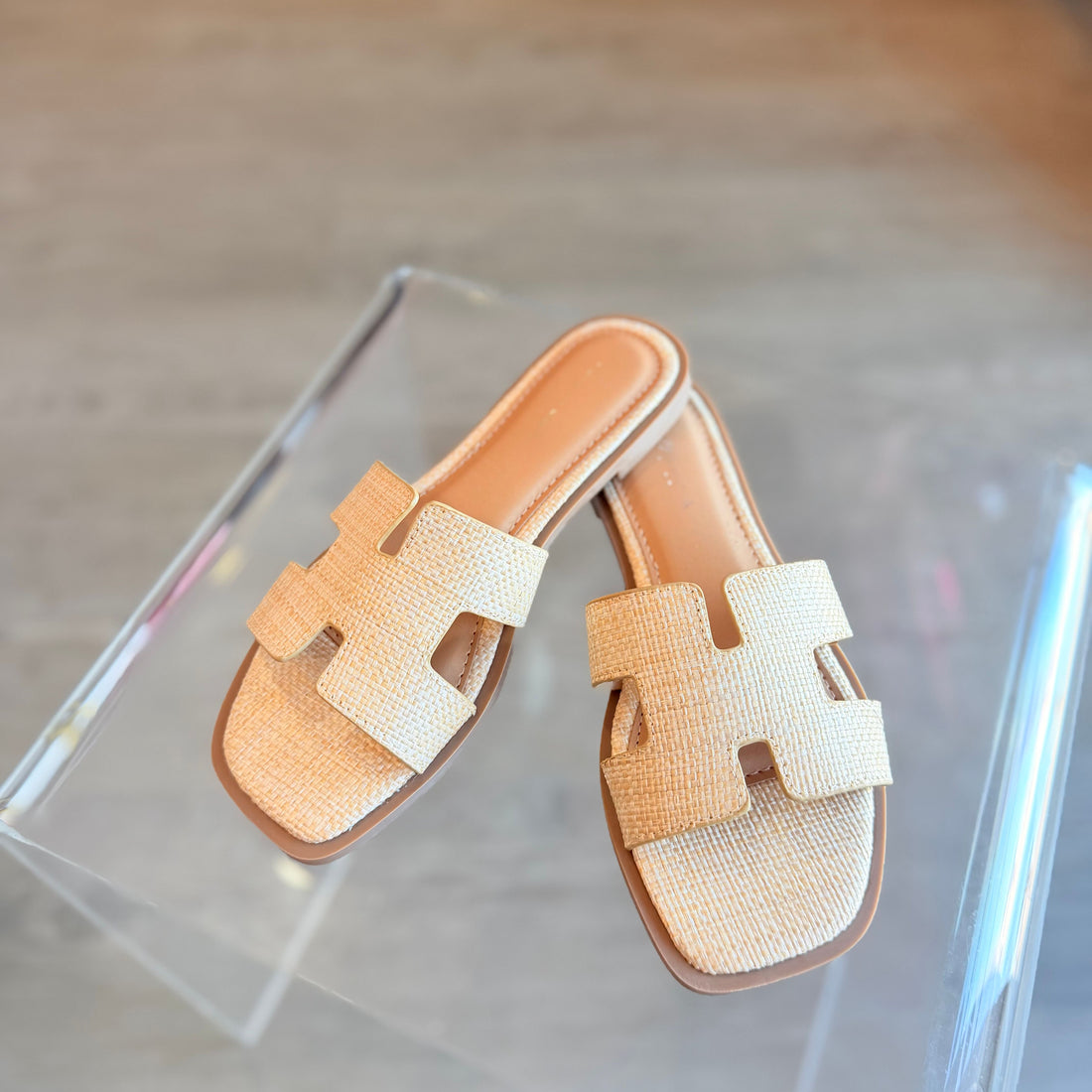 Sweet Summer Sandal (Raffia)