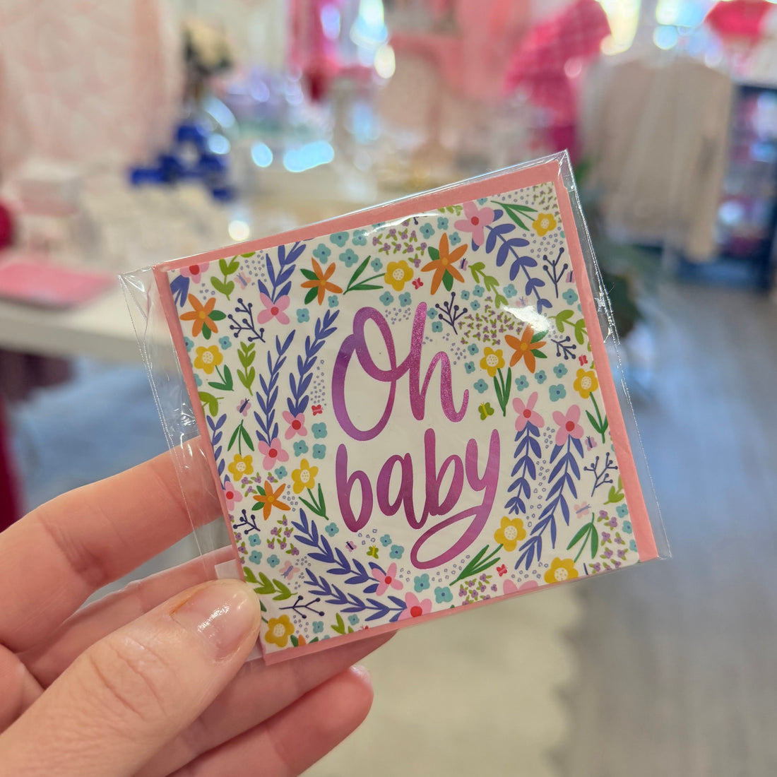 Gift Enclosure Cards & Envelope (Oh Baby)