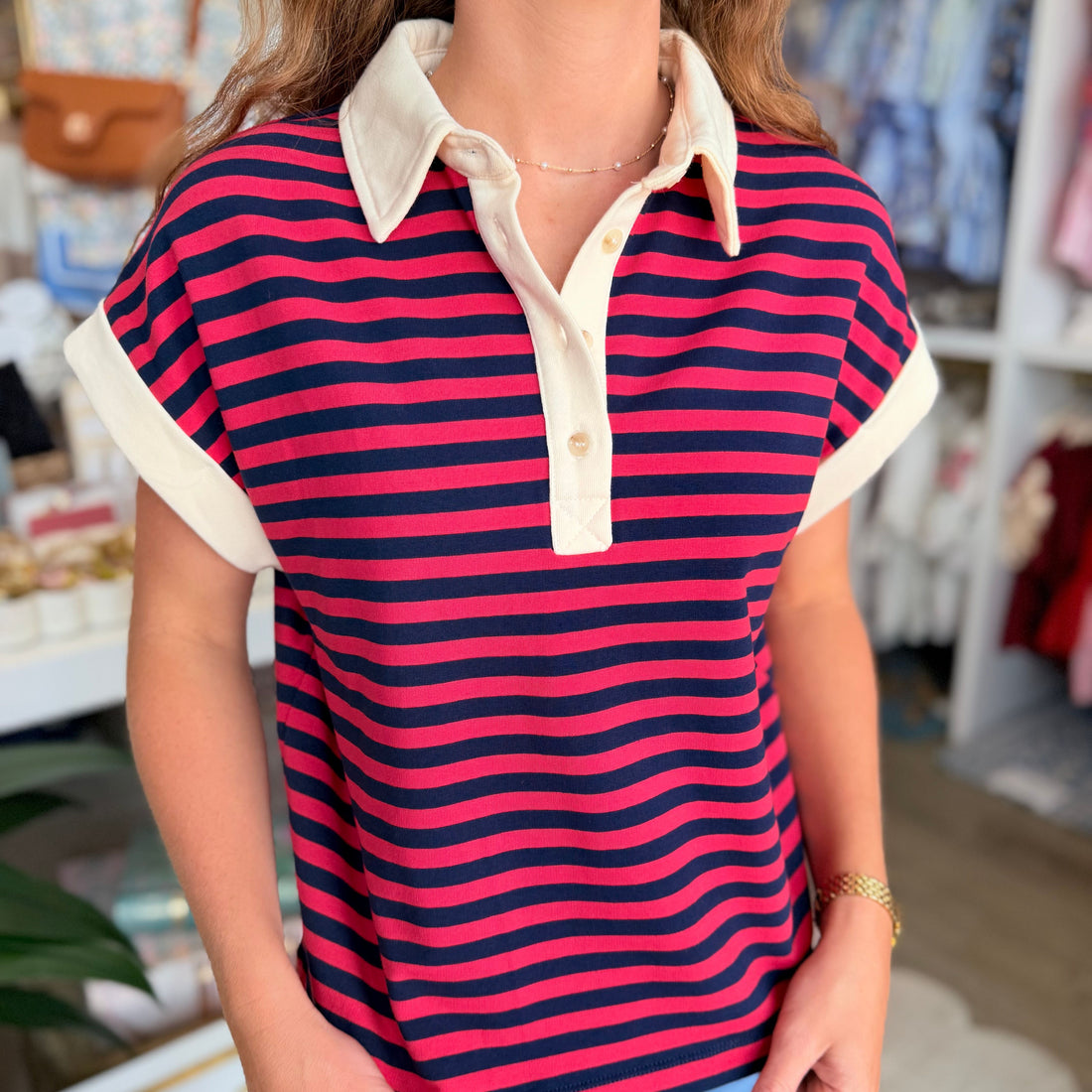 Megan Top (Red)
