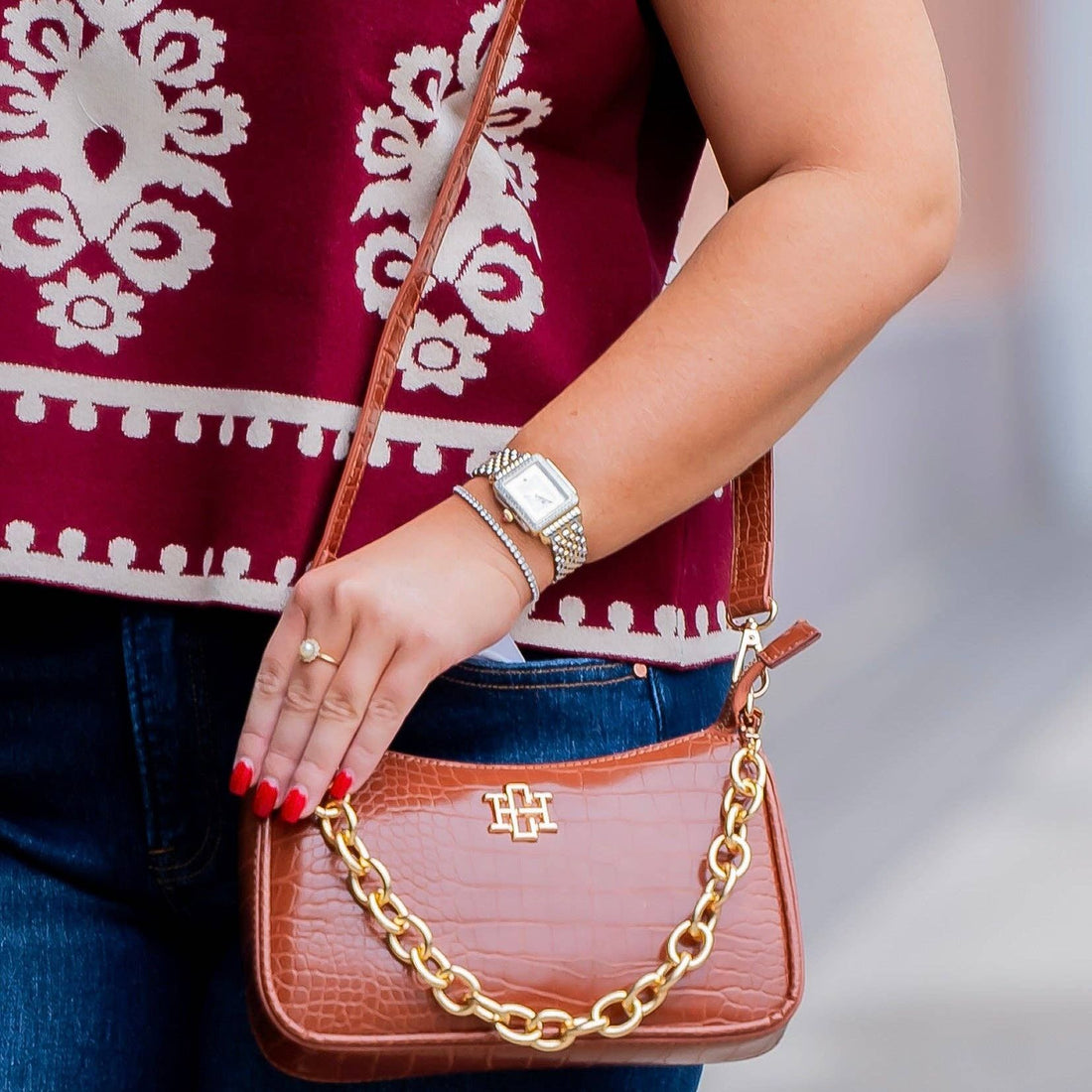 Joan Crossbody (Saddle)