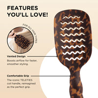 Vented Hair Brush (Tortoise)