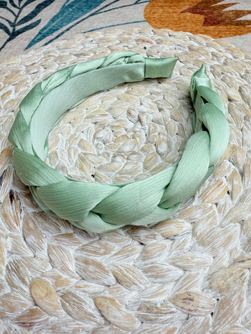 Braided Headband (mint)