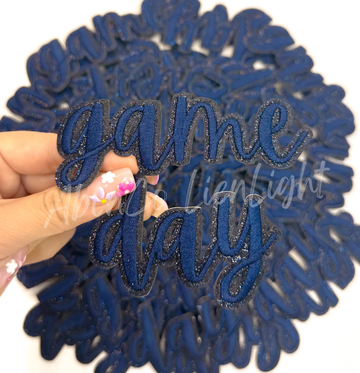 Navy Adhesive Game Day