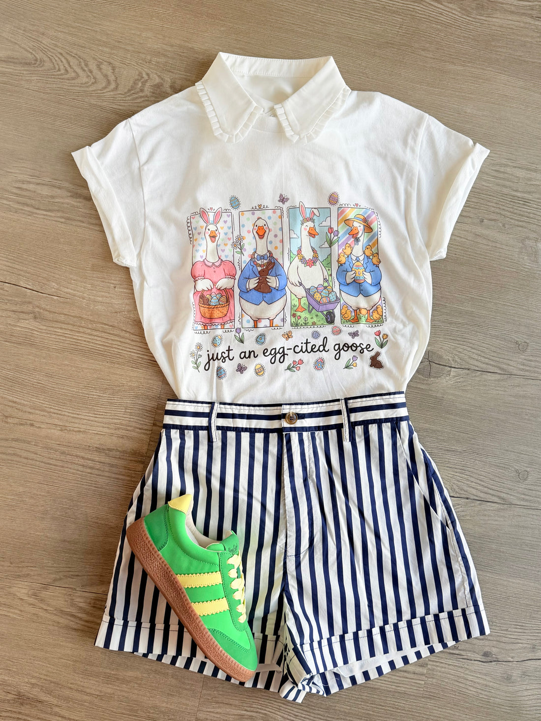 Egg-cited Goose Tshirt